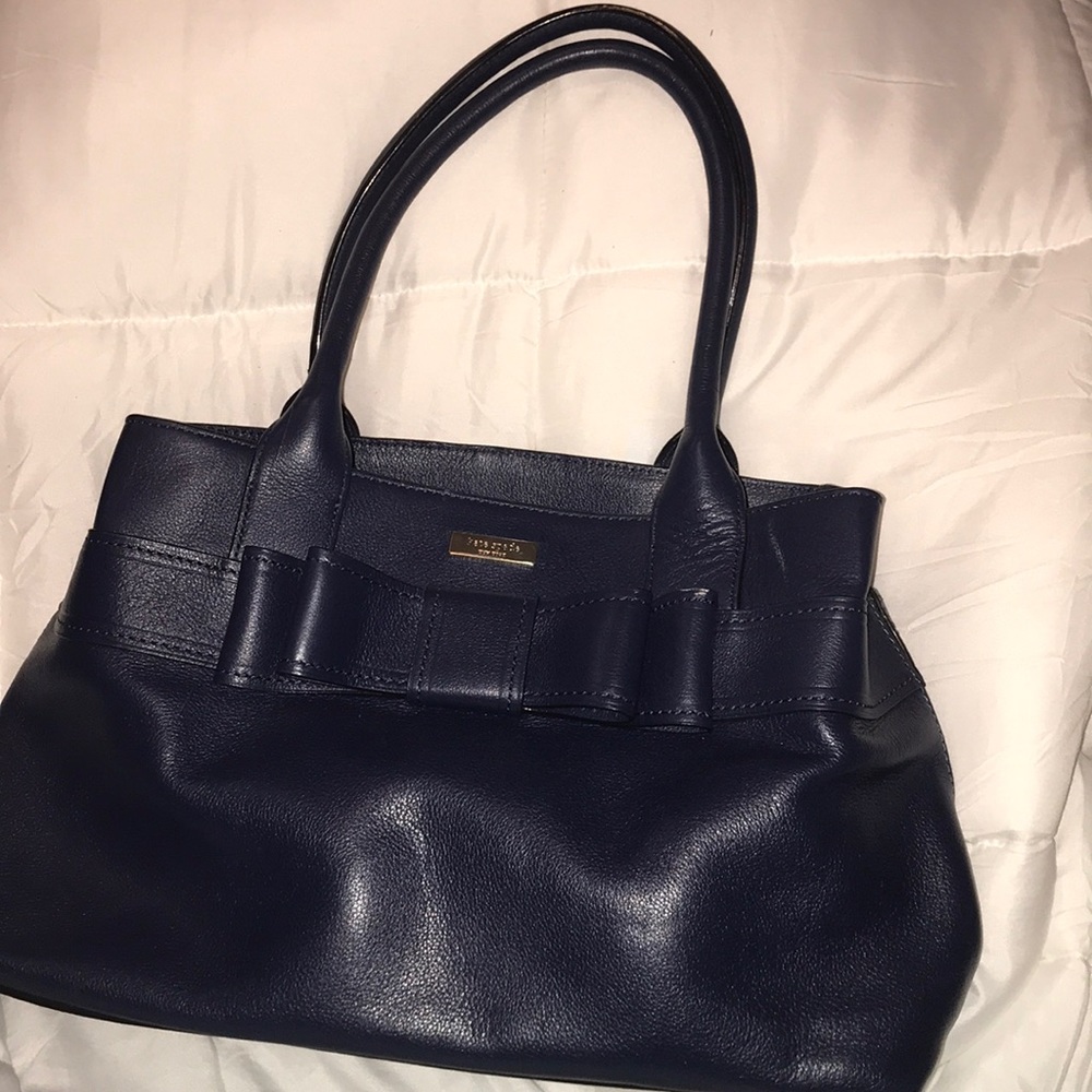 Brand new never used dark blue Kate spade bag